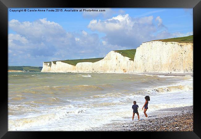   Seven Sisters From Birling Gap   Framed Print by Carole-Anne Fooks