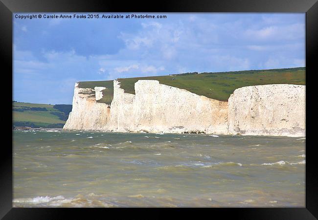  Seven Sisters From Birling Gap   Framed Print by Carole-Anne Fooks