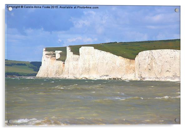  Seven Sisters From Birling Gap   Acrylic by Carole-Anne Fooks