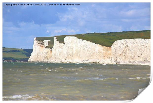  Seven Sisters From Birling Gap   Print by Carole-Anne Fooks