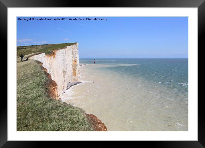  Seven Sisters From The Top Of The Cliffs Framed Mounted Print by Carole-Anne Fooks