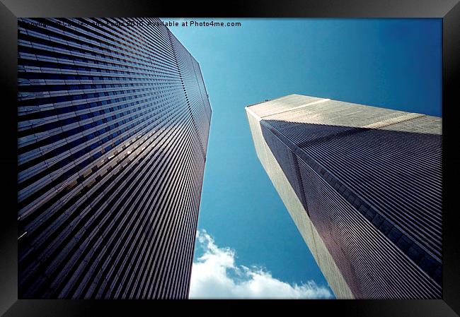  Homage to 9/11 Framed Print by Carole-Anne Fooks