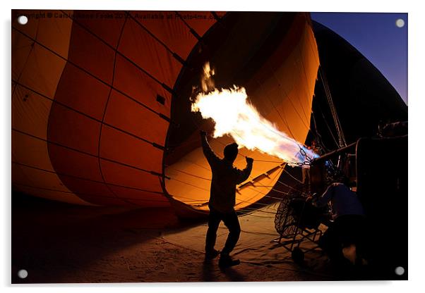  Preparing a Hot Air Balloon Acrylic by Carole-Anne Fooks