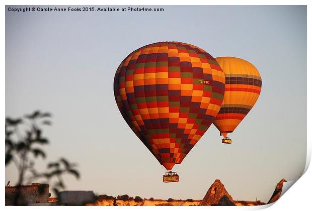  Balloons over Goreme Print by Carole-Anne Fooks