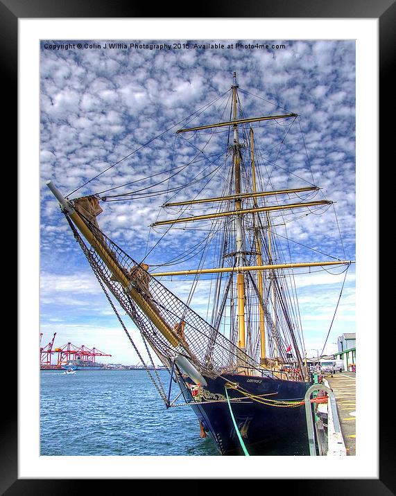  The Port of Fremantle WA Framed Mounted Print by Colin Williams Photography