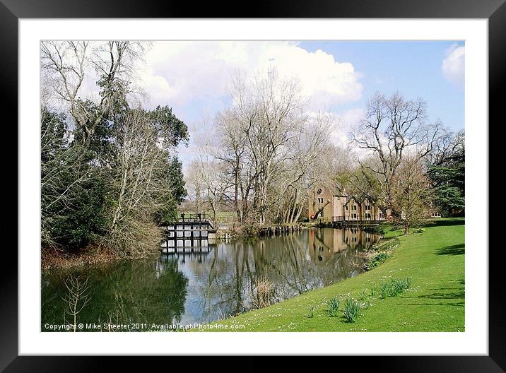 Canford Magna Framed Mounted Print by Mike Streeter