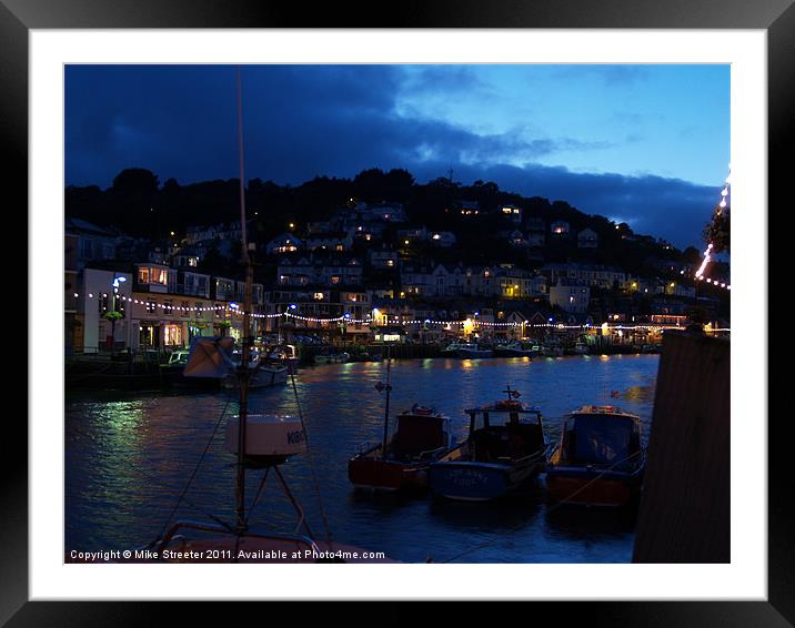 Looe Framed Mounted Print by Mike Streeter