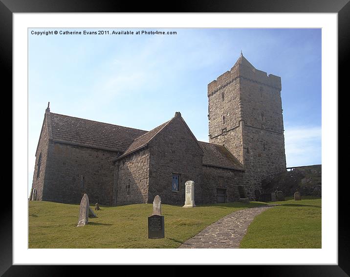 Rodel Church Framed Mounted Print by Catherine Fowler