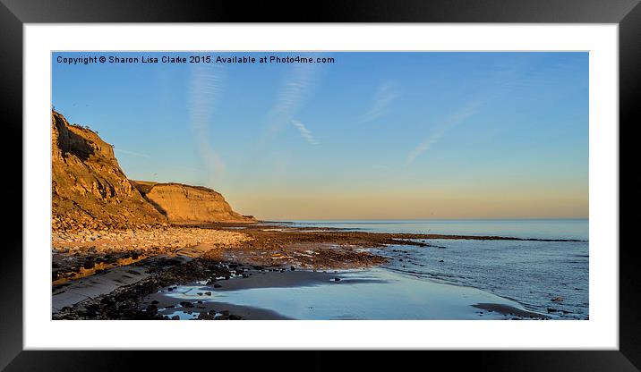  Rock-A-Nore sunset Framed Mounted Print by Sharon Lisa Clarke