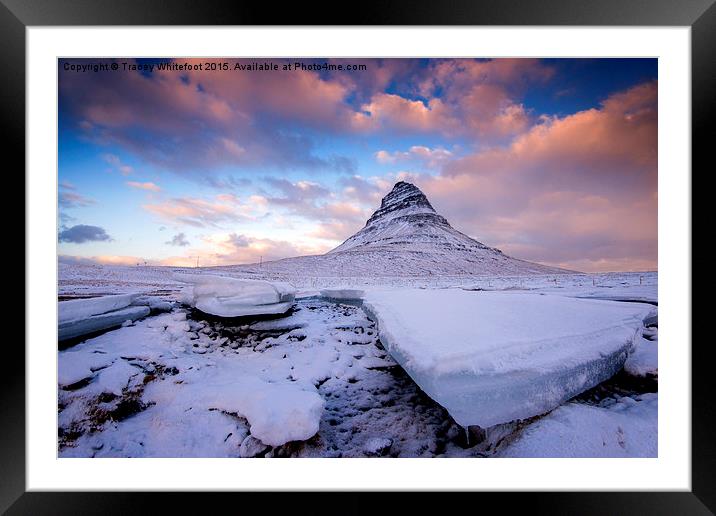  Winter at Kirkjufell  Framed Mounted Print by Tracey Whitefoot