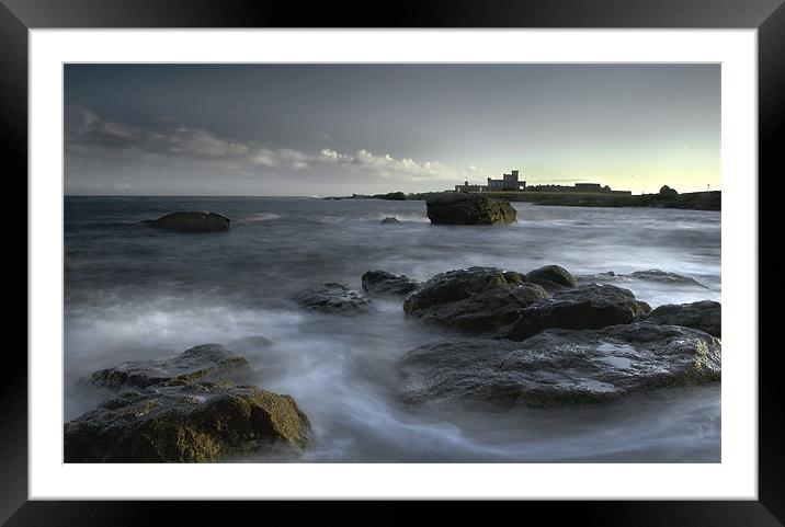 Home By The Sea, Tregunc Framed Mounted Print by Simon Gladwin
