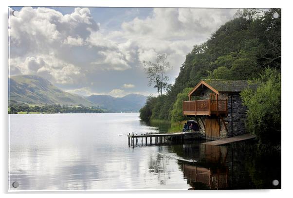  Ullswater lake district Acrylic by Tony Bates