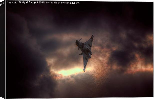  Eurofighter Typhoon Canvas Print by Nigel Bangert