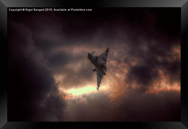  Eurofighter Typhoon Framed Print by Nigel Bangert