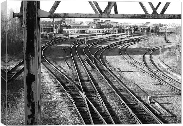  Chester Railway Station Canvas Print by Andy Heap