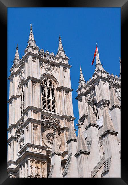  Westminster Abbey Framed Print by Simon Hackett