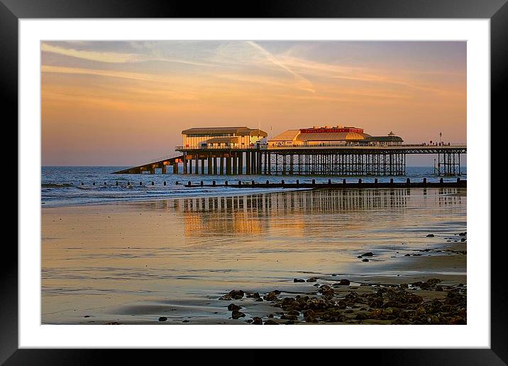  Evening in Cromer Framed Mounted Print by Broadland Photography
