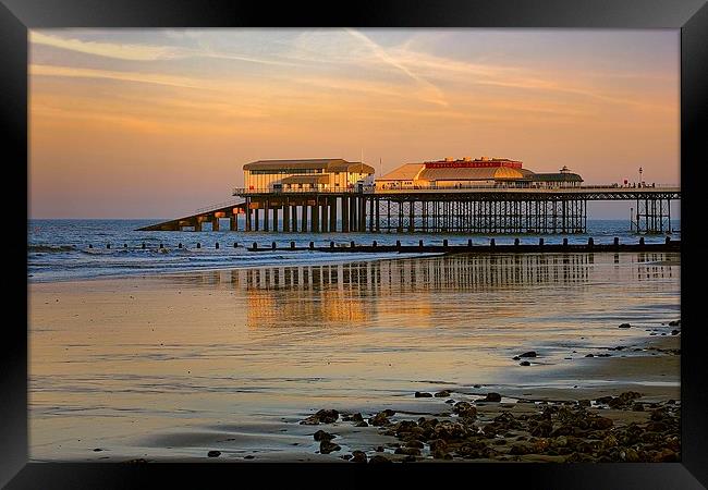  Evening in Cromer Framed Print by Broadland Photography
