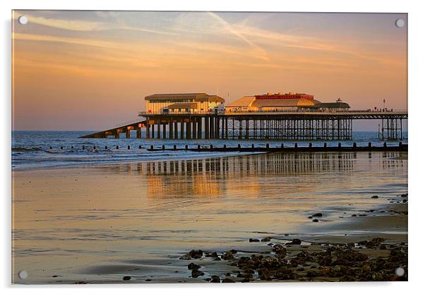  Evening in Cromer Acrylic by Broadland Photography
