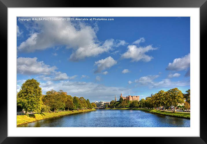  Inverness Castle, Scotland. Framed Mounted Print by ALBA PHOTOGRAPHY