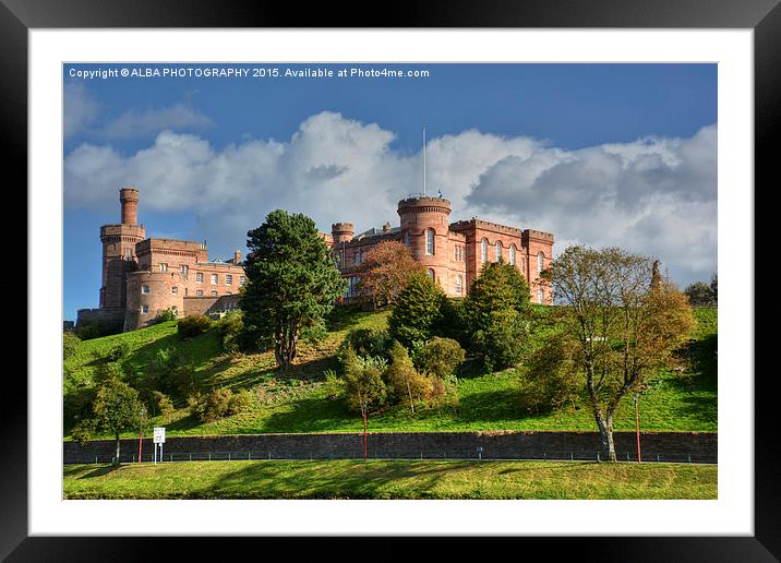  Inverness Castle, Scotland. Framed Mounted Print by ALBA PHOTOGRAPHY