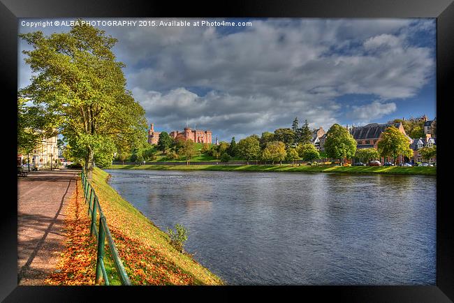  River Ness, Inverness, Scotland Framed Print by ALBA PHOTOGRAPHY