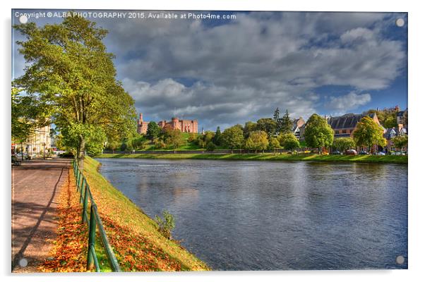  River Ness, Inverness, Scotland Acrylic by ALBA PHOTOGRAPHY
