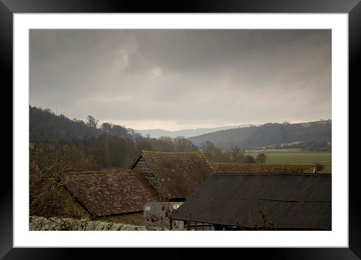  Shropshire Countryside Framed Mounted Print by Andy Heap