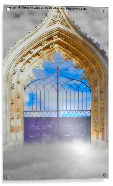  Heavens Gate Acrylic by Christine Lake