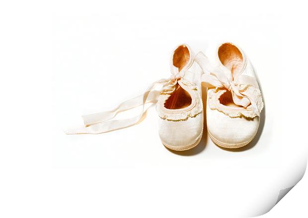 Baby Shoes Print by Mary Lane
