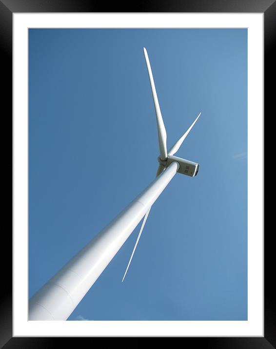 Wind Power Framed Mounted Print by Mary Lane