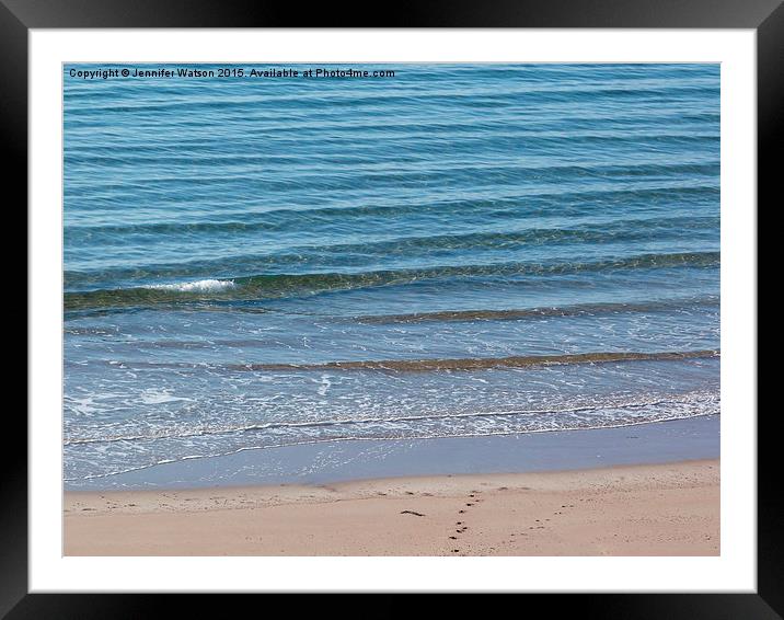  Down to the Sea Framed Mounted Print by Jennifer Henderson