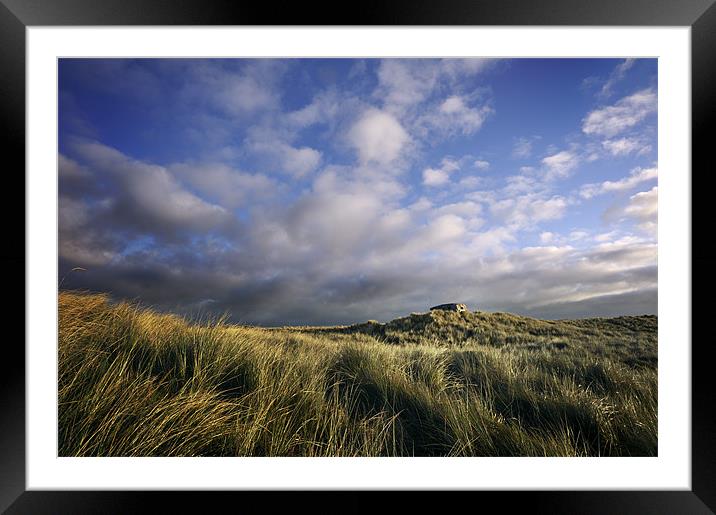 Pill box on the dunes Framed Mounted Print by Stephen Mole