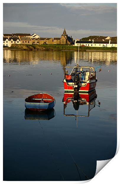 Port Ellen Print by Tommy Reilly