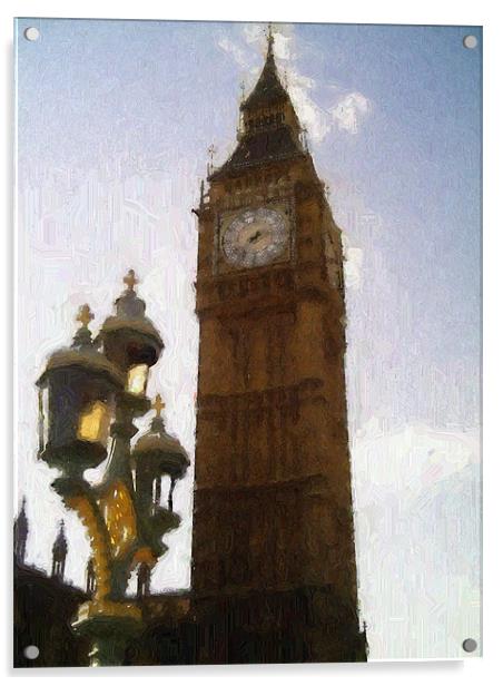 Big Ben Acrylic by Chris Day