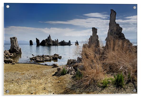 USA. California. Mono Lake. Lee Vining. Sierra Nev Acrylic by Josep M Peñalver