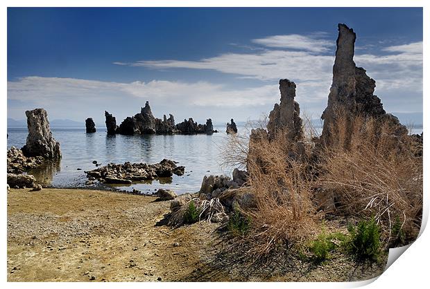 USA. California. Mono Lake. Lee Vining. Sierra Nev Print by Josep M Peñalver