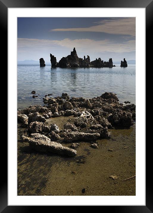 USA. California. Mono Lake. Lee Vining. Sierra Nev Framed Mounted Print by Josep M Peñalver