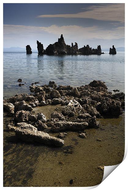 USA. California. Mono Lake. Lee Vining. Sierra Nev Print by Josep M Peñalver
