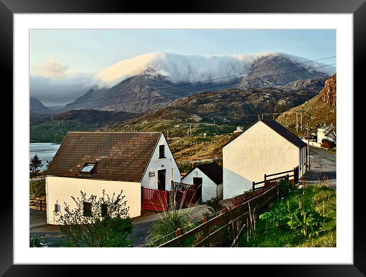 Leaving Harris Framed Mounted Print by Tommy Reilly