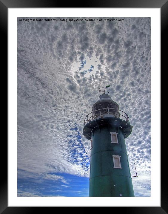  South Mole Lighthouse - Fremantle Framed Mounted Print by Colin Williams Photography