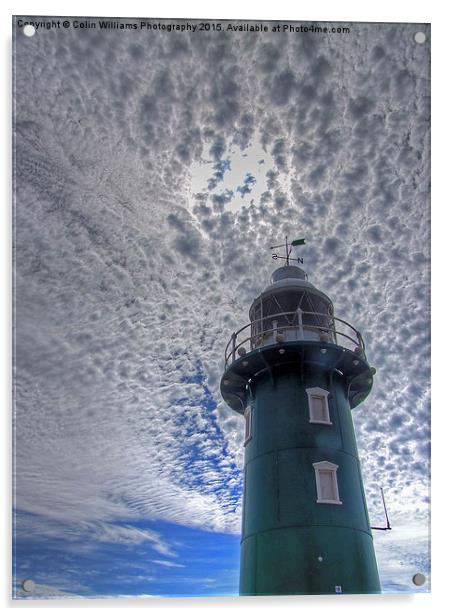  South Mole Lighthouse - Fremantle Acrylic by Colin Williams Photography