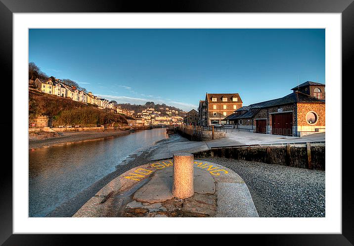 Early winter morning on the River Looe Framed Mounted Print by Rosie Spooner