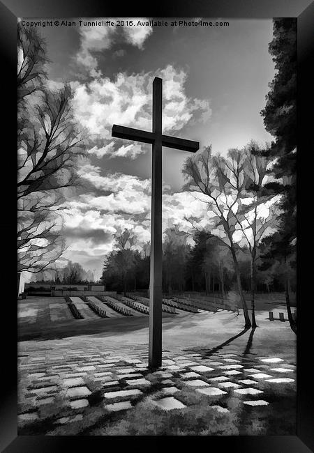  Cross of Remembrance Framed Print by Alan Tunnicliffe