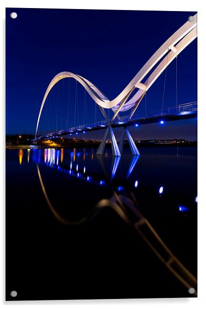  Infinity Bridge Acrylic by Richard Armstrong