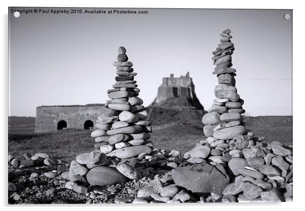  Lindisfarne Stones Acrylic by Paul Appleby