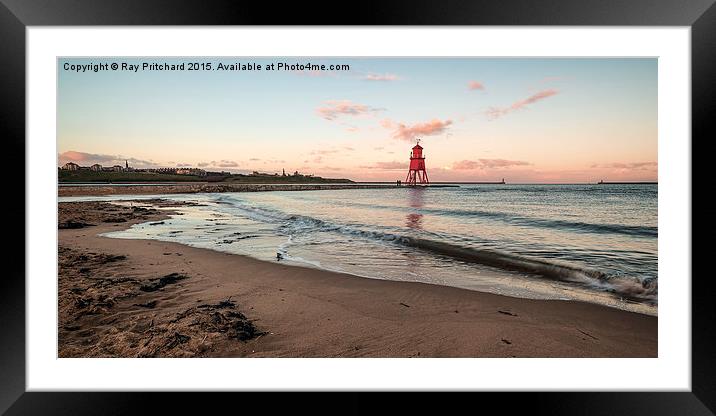  Spring Tide at South Shields Framed Mounted Print by Ray Pritchard