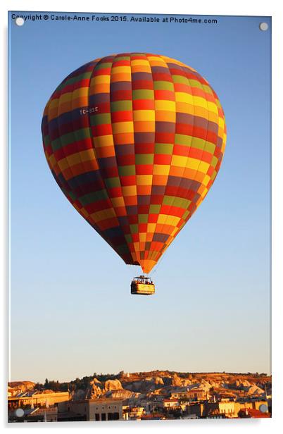  Ballooning Over Goreme Acrylic by Carole-Anne Fooks