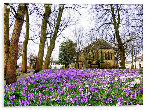  Springtime at St Chads. Acrylic by Lilian Marshall