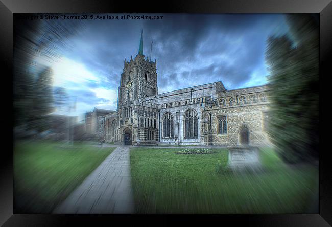  Chelmsford Cathedral Framed Print by Steve Thomas
